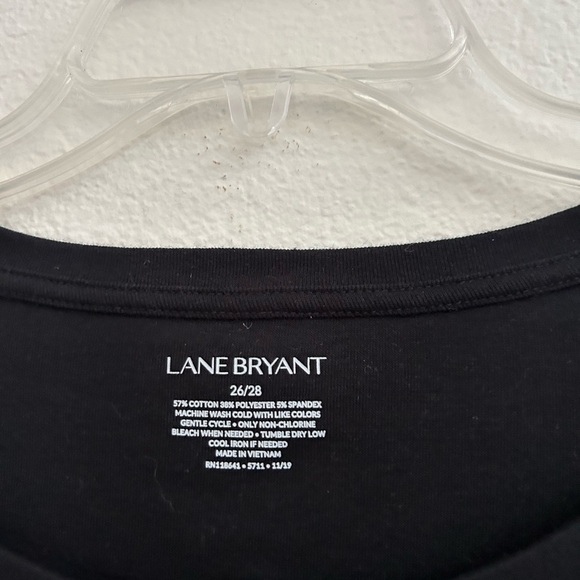 NWT Lane Bryant 26/28 black sleeveless tank top - Picture 3 of 8